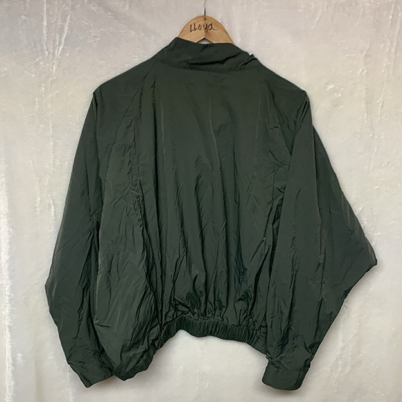 Prologue Sea Green Crop Utility Bomber Jacket - Picture 10 of 10